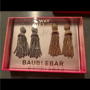 BaubleBar Earrings 2 pair.